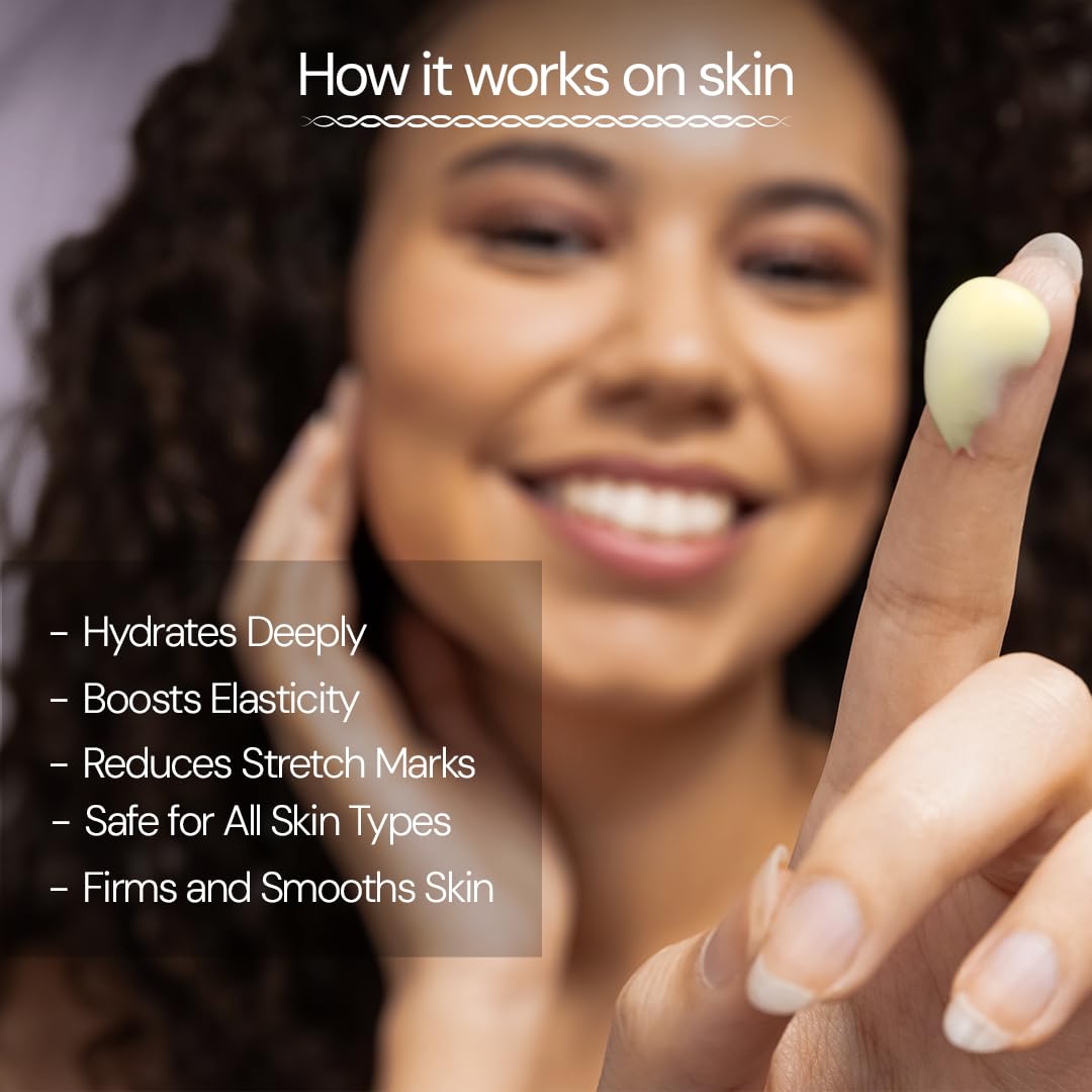 APPLE THERAPEUTICS Elastoderm Stretch Marks Cream - Reduce Pregnancy & Postpartum Stretch Marks & Scars | Dermatologist-Tested for All Skin Types | Peptides & Vitamins Enriched | 50g | Perfect for Daily Skincare Routine & Post-Pregnancy Care