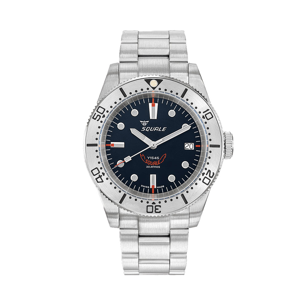 1545 Stainless Steel 40mm Black Dial Men's Watch with Bracelet - Perfect for Business, Casual Wear & Everyday Use
