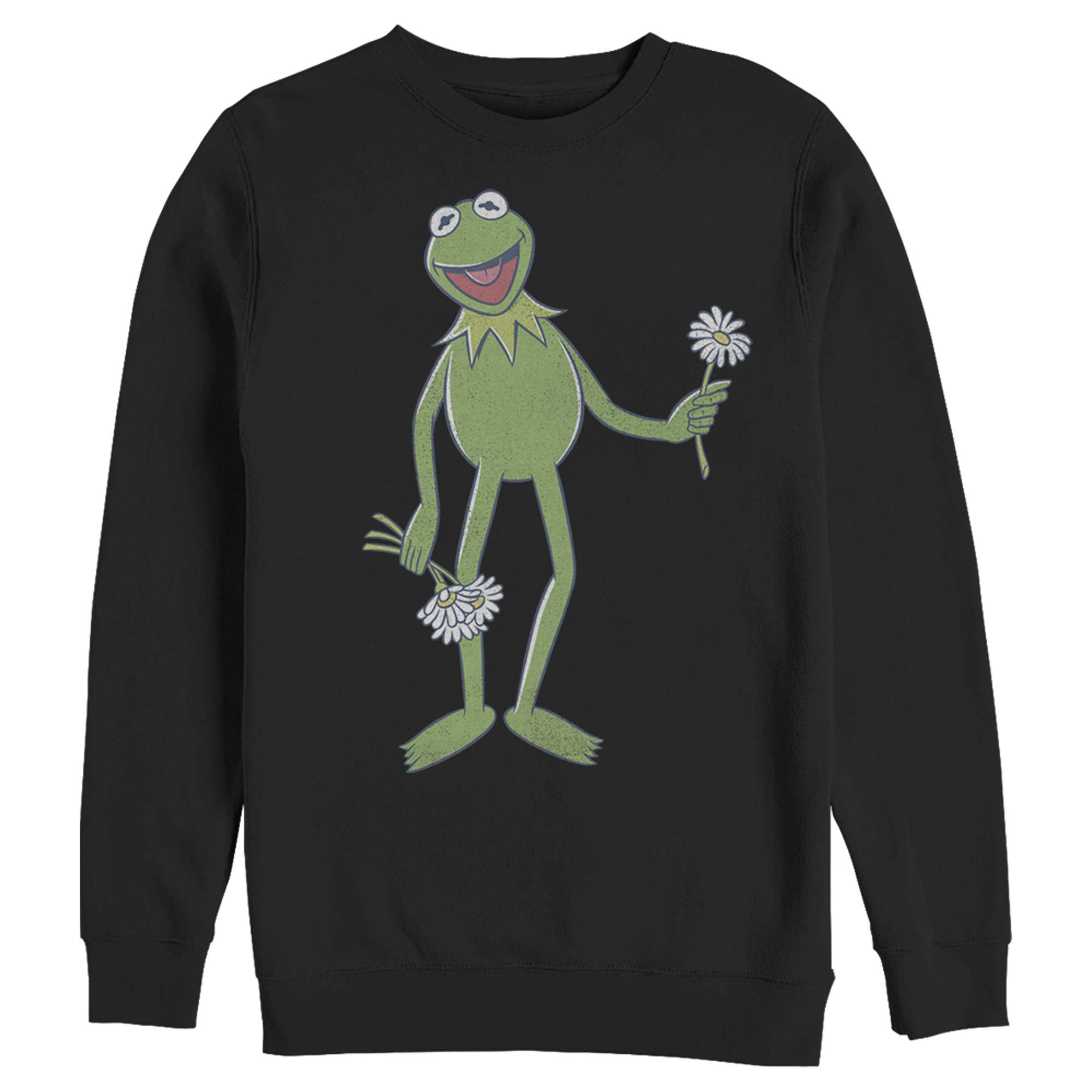 Men's Kermit Flower Bouquet Sweatshirt - Casual & Fun for Fans