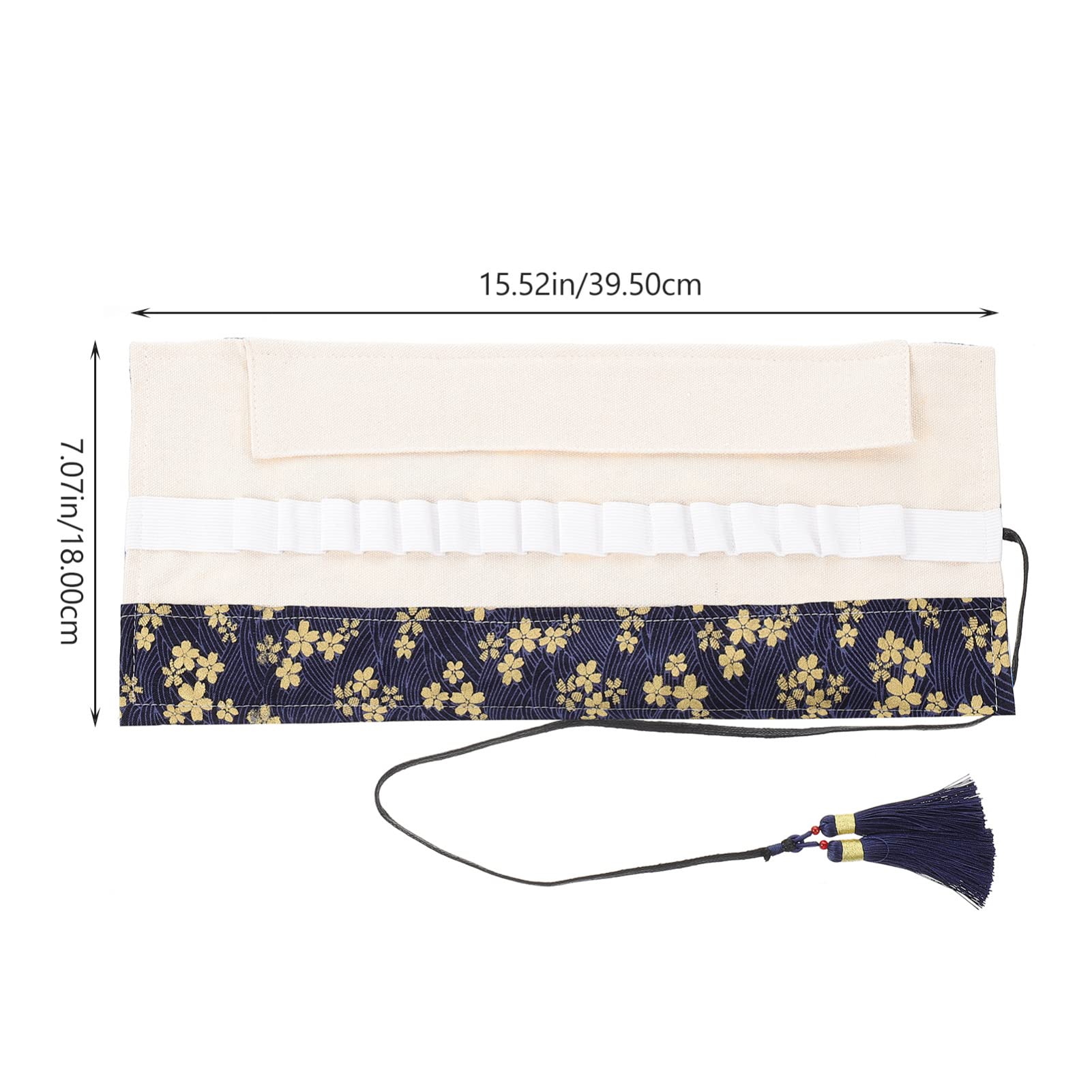 SEWACC Knitting Needle Case Organizer - Roll-Up Storage for Straight & Circular Knitting Needles, Crochet Hooks & Accessories - Perfect for Travel, Crafting & Knitting Projects