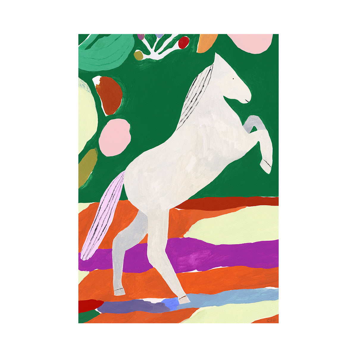 Premium Horse Art Print - Elegant Wall Decor for Living Room, Bedroom & Office | The Poster Club