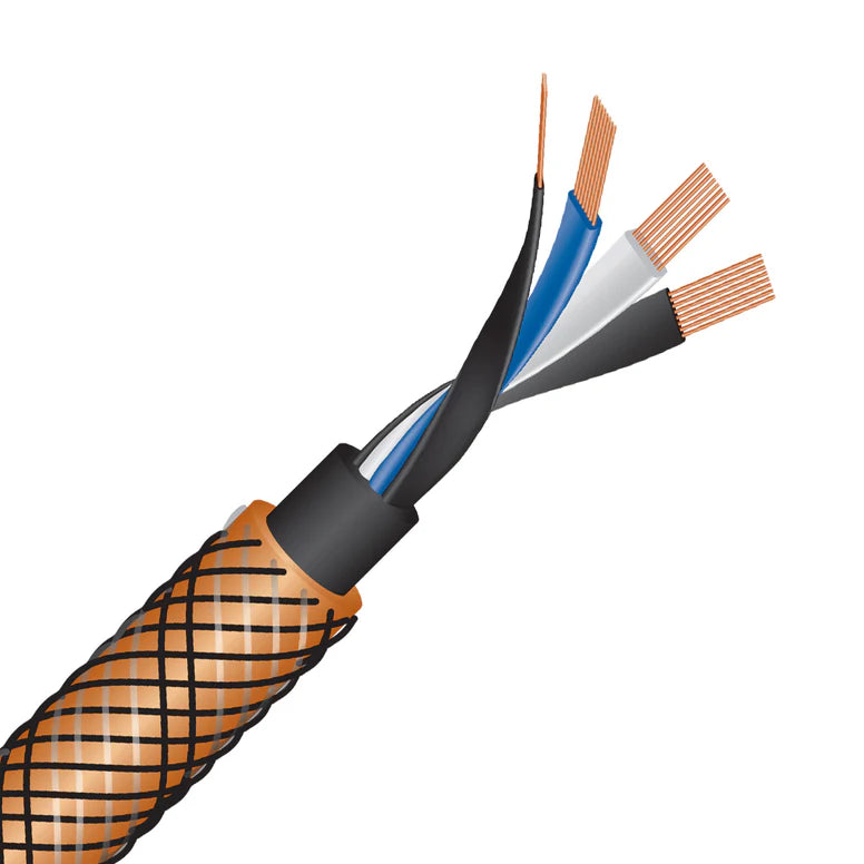Wireworld Eclipse 10 Biwire Speaker Jumpers - High-Performance Audio Cable for Bi-Wiring Speakers | Perfect for Home Theater & Audiophile Sound Systems