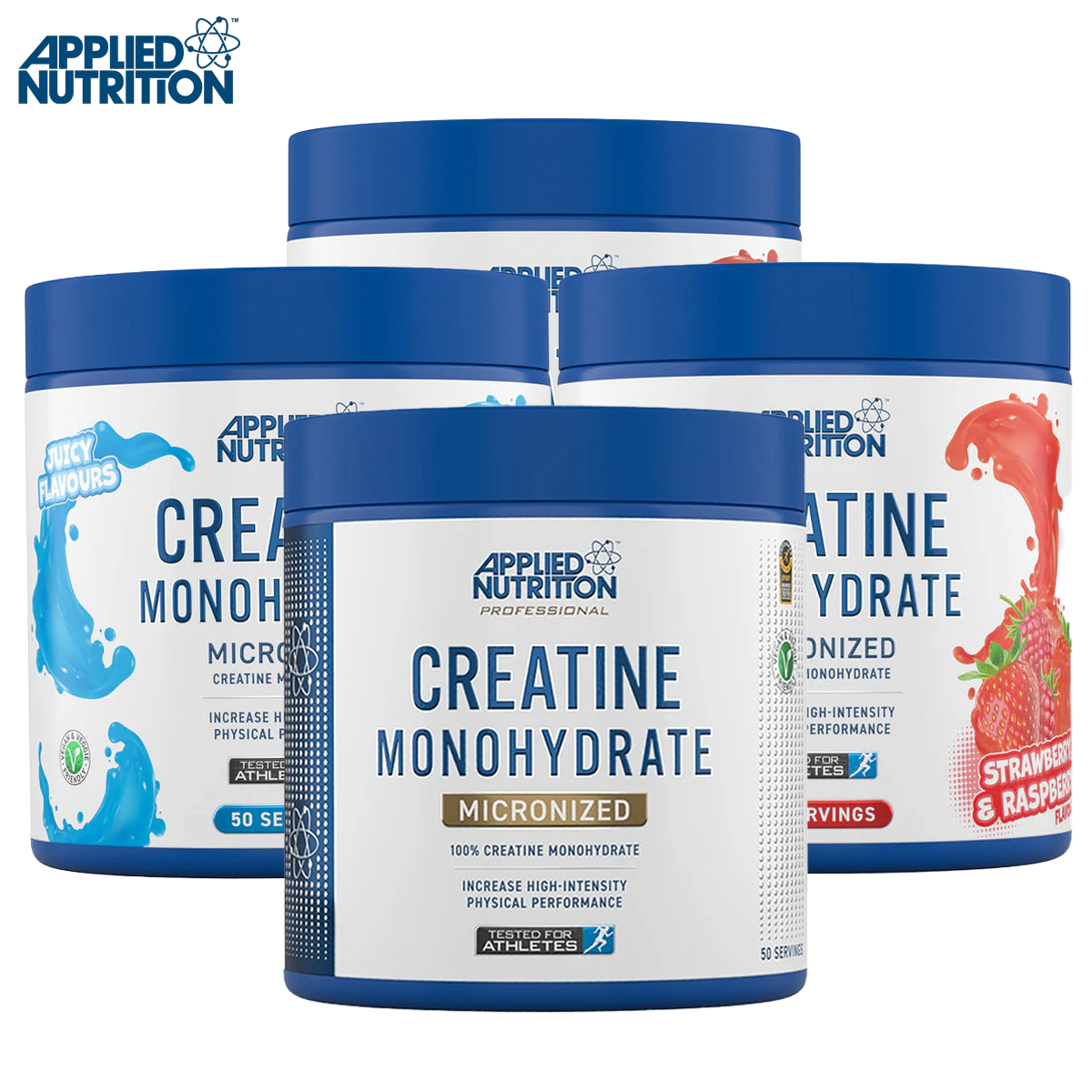 Applied Nutrition Micronized Creatine Monohydrate Powder 250g - Pure Muscle Builder for Athletes & Gym Workouts