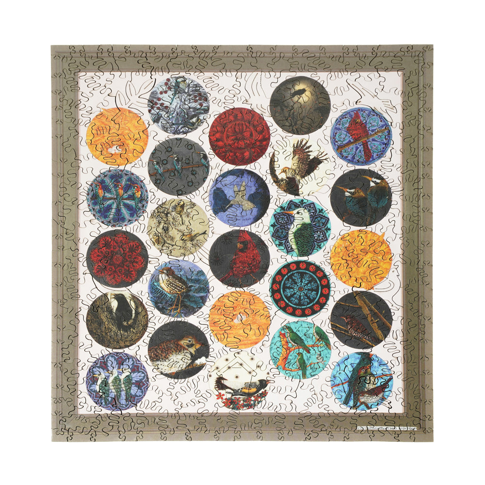 AreYouGame Birds of Paradise Wooden Jigsaw Puzzle - 402 Piece Nature-Themed Brain Teaser for Adults & Teens - Perfect for Family Game Night & Stress Relief