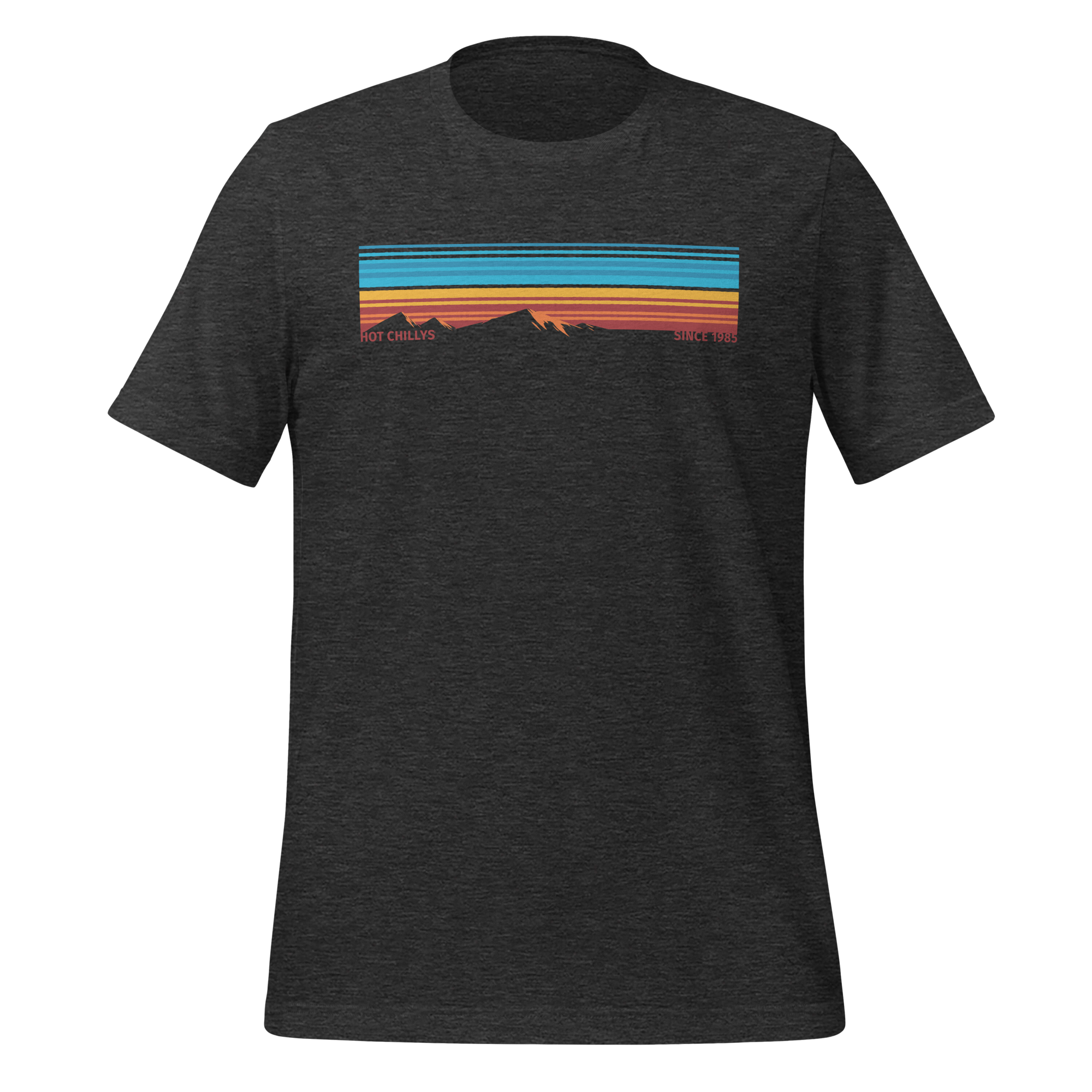 Hot Chillys Mountain Range Unisex T-Shirt for Hiking & Outdoor Adventures - Breathable & Comfortable Activewear