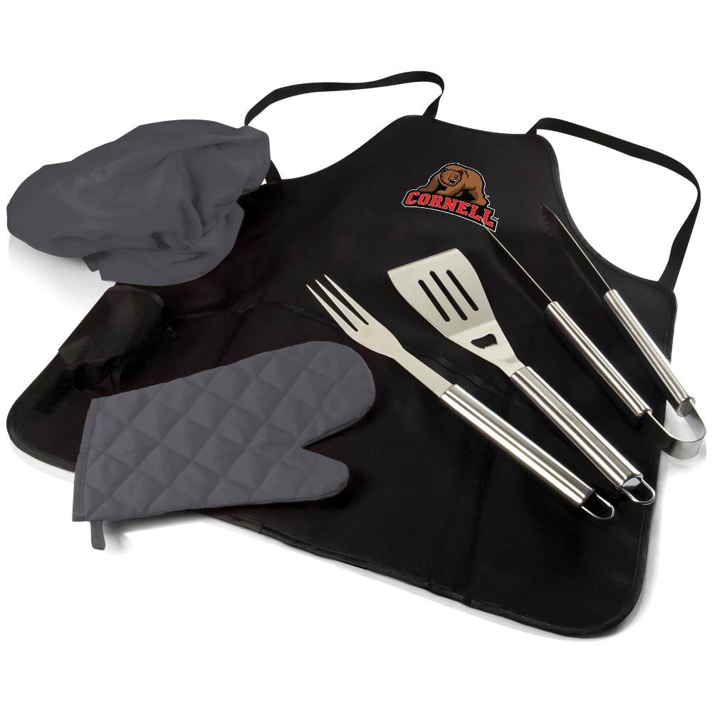 PICNIC TIME NCAA BBQ Apron Tote Pro Grill Set - Officially Licensed College Team Grill Accessories for Outdoor Cooking, Tailgating & Backyard Parties