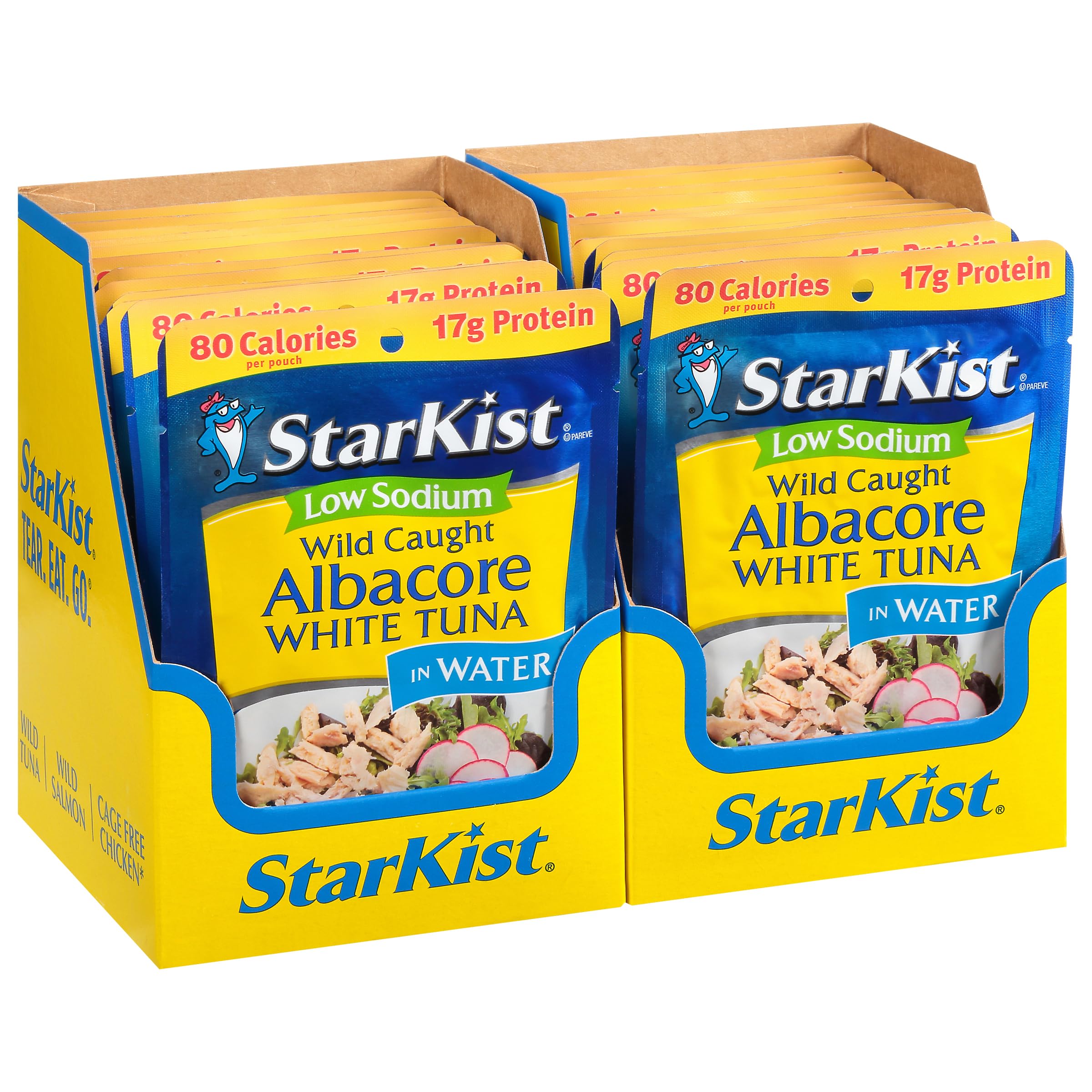 StarKist Low Sodium Albacore Tuna in Water - 2.6 Oz Cans, Pack of 24 | Healthy Protein for Salads, Sandwiches & Meal Prep | BPA-Free, Gluten-Free & Keto-Friendly