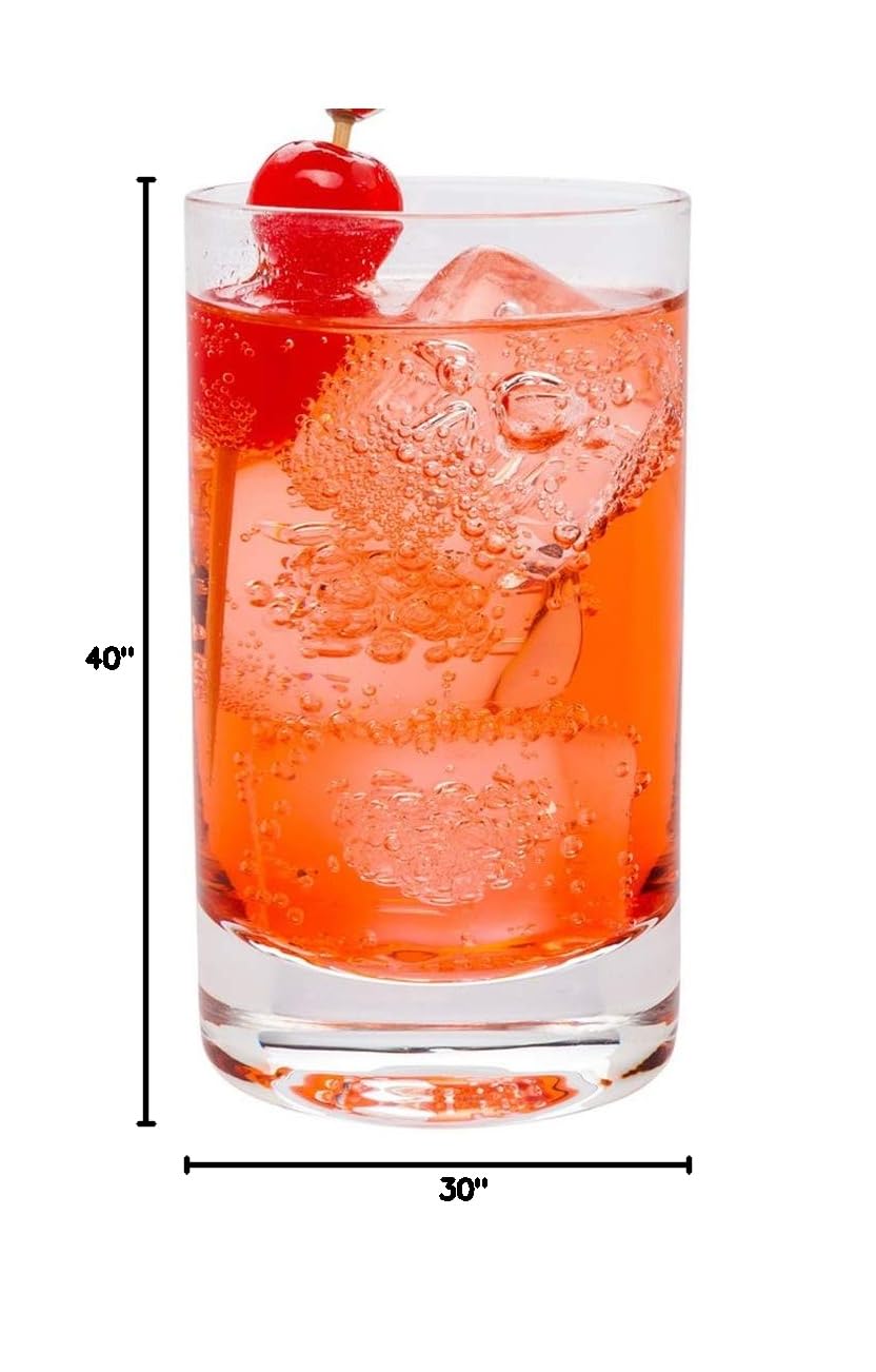 Restaurantware 10-Pack 6oz Whiskey Glasses - Lead-Free Weighted Bottom Clear Lowball Glassware, Dishwasher Safe - Perfect for Scotch, Bourbon & Cocktails at Home Bars, Restaurants & Parties