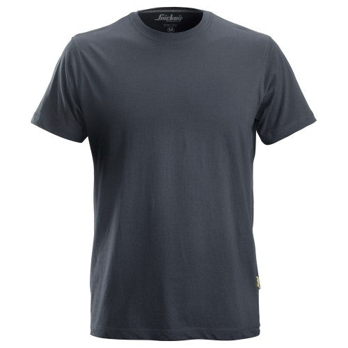 Snickers 2502 Men's Grey T-Shirt - Medium Size | Comfortable Cotton Crewneck Tee for Casual Wear & Everyday Outfits | Last One on Sale