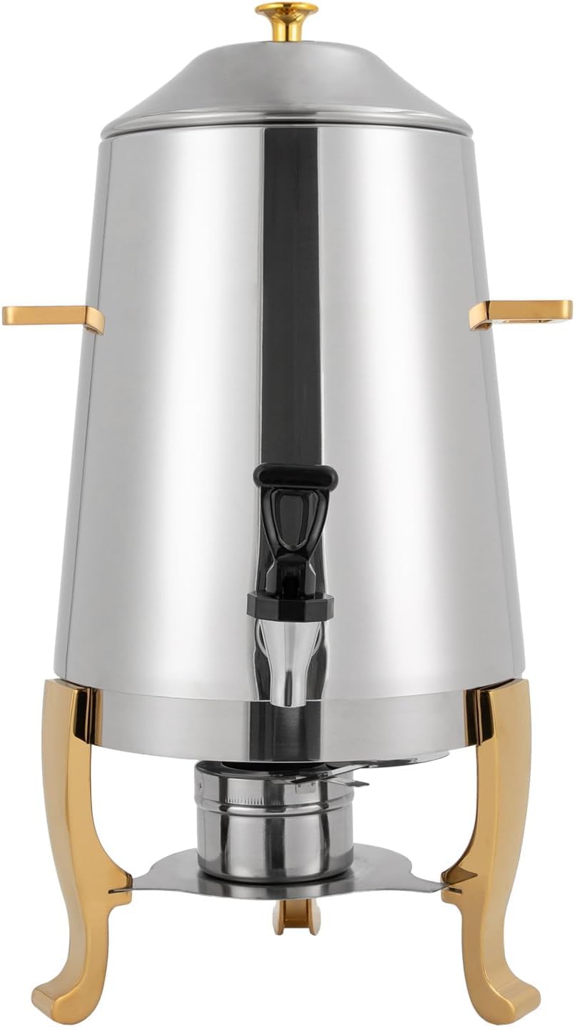 YIYIBYUS 3.5 Gallon Stainless Steel Hot Beverage Dispenser with Dual Heating - Perfect for Coffee, Tea, Milk & Juice - Ideal for Parties, Events, Buffets & Catering Services