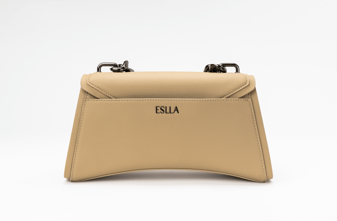 Vegan Cactus Leather Crossbody Bag - Eco-Friendly Beige Sand Handbag for Women | Perfect for Casual Outings, Travel & Everyday Use