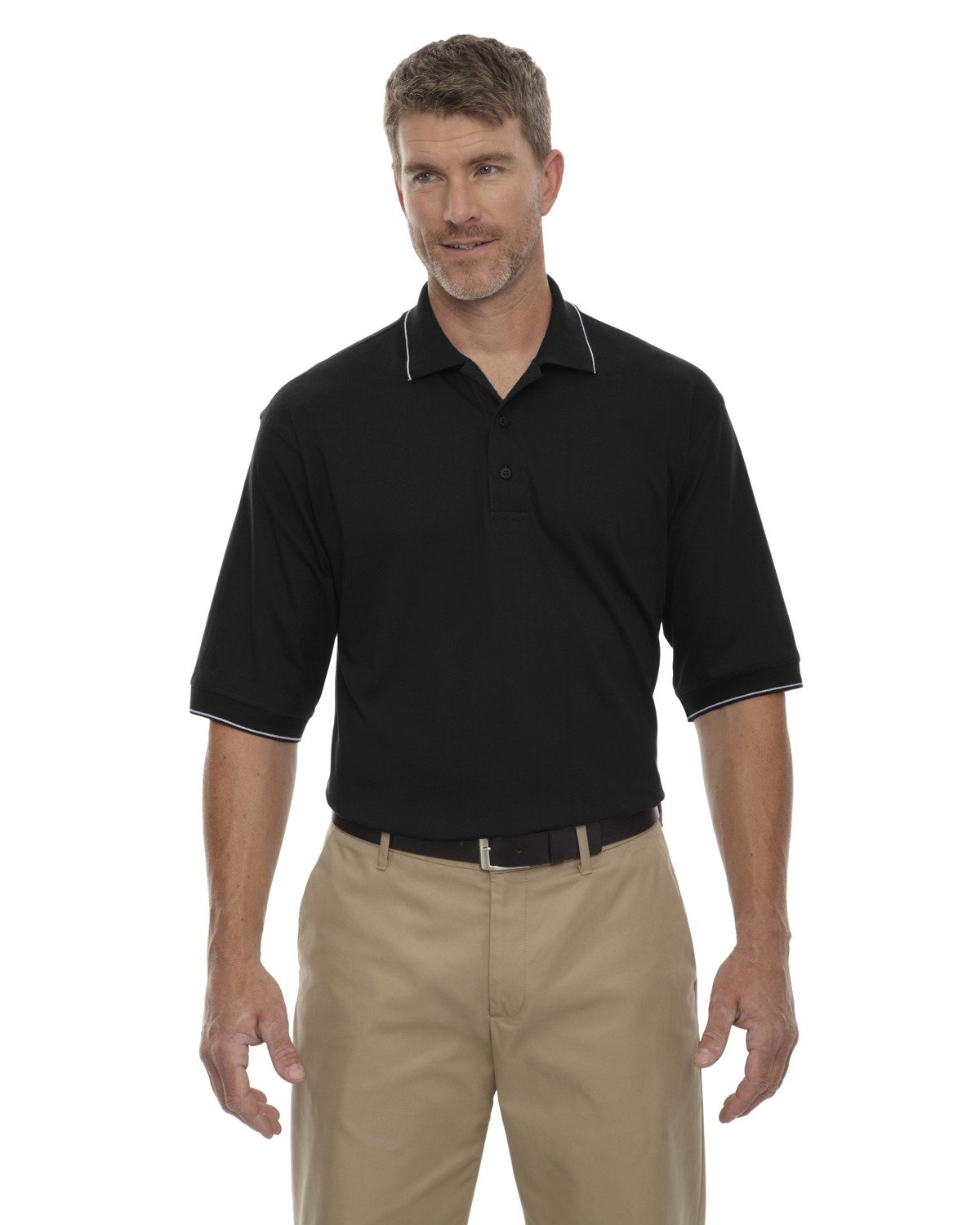 Extreme Men's Jersey Polo Shirt with Pencil Stripe - 85032 | Casual & Business Wear | Perfect for Office, Golf & Summer Outings