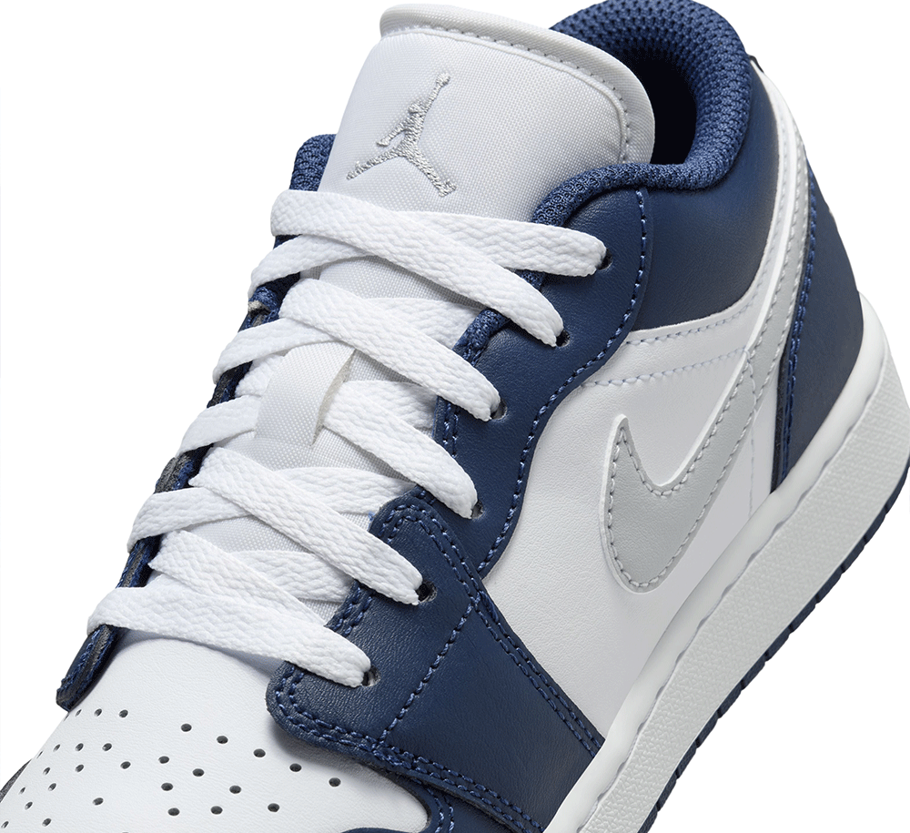 Air Jordan 1 Low GS Shoes for Kids - Retro Basketball Sneakers for Boys & Girls - Comfortable Casual & Sports Wear for School, Gym & Everyday Use