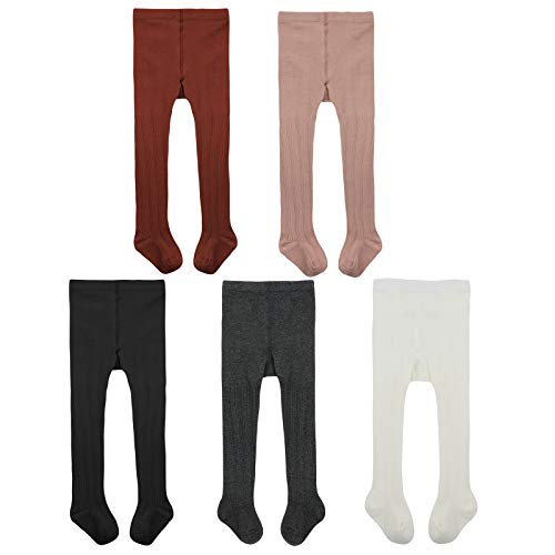 Black White Dark Grey Pink Dark Red - 5 Pairs