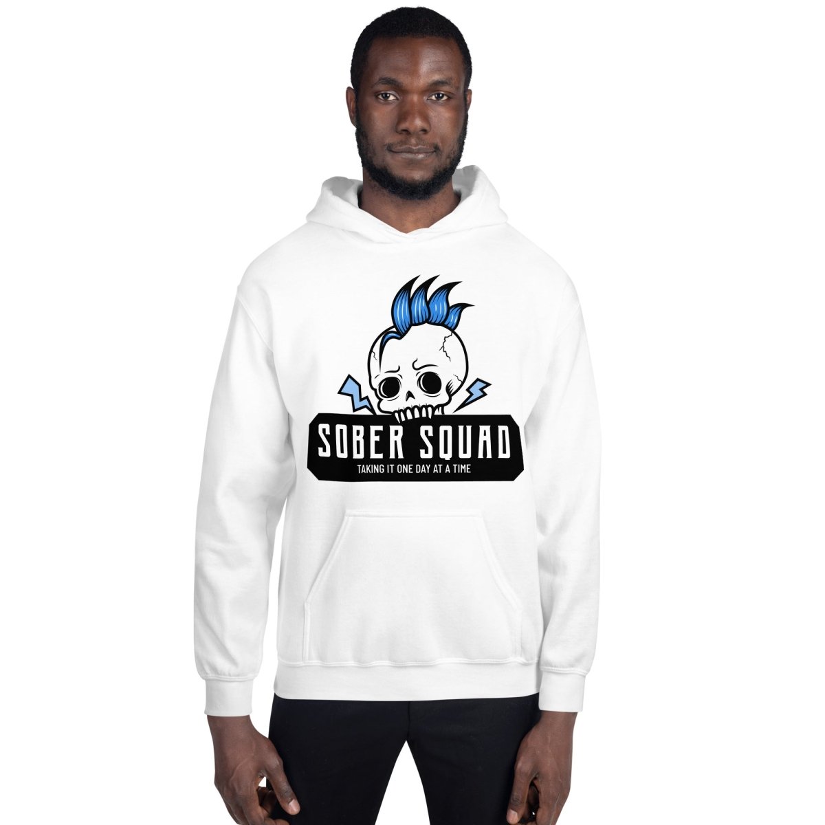 Sober Squad Unisex Hoodie - Comfortable Pullover Sweatshirt for Men & Women | Perfect for Casual Wear, Gym, and Outdoor Activities