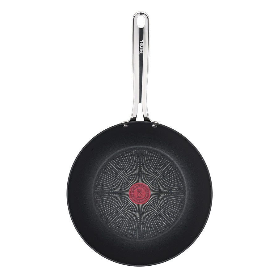 Tefal Unlimited Premium 28cm Non-Stick Induction Wok Pan - Professional Stir Fry Cooking for Asian Cuisine & Healthy Meals