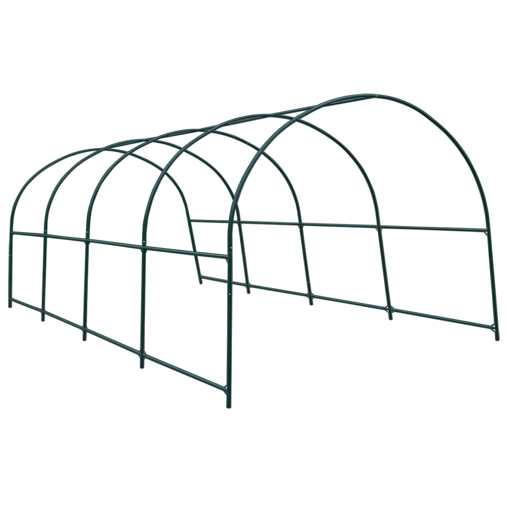 Strong Camel Greenhouse Replacement Frame for 20' X 10' X 7' Large Hot Garden House - Durable Support Arch Frame for Climbing Plants, Flowers & Vegetables (20ft x 10ft x 7ft) - Perfect for Backyard Gardening, Plant Growth & Outdoor Greenhouses