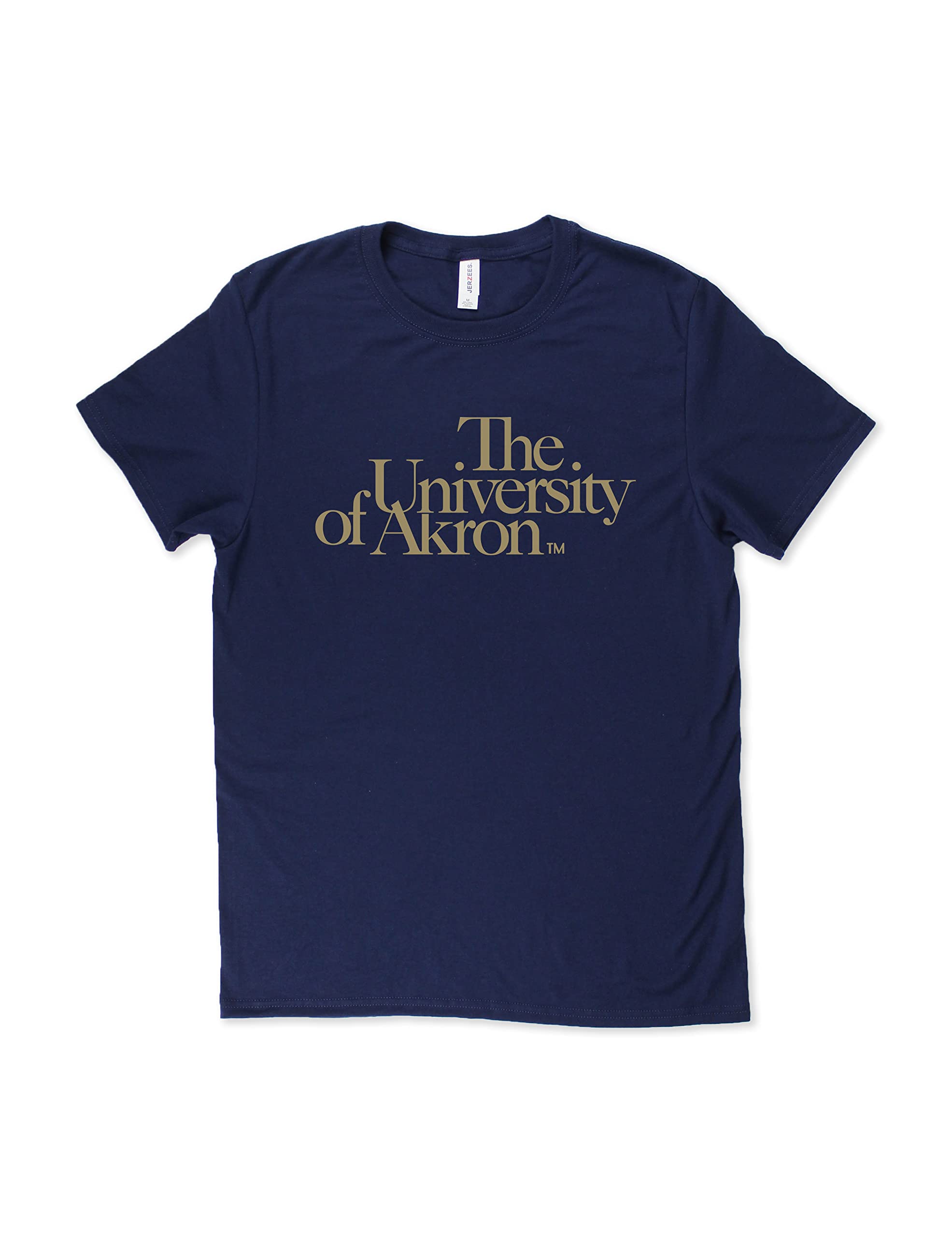 University of Akron Zips Licensed Collegiate Short Sleeve T-Shirt - Official Fan Apparel for Game Day & Campus Life