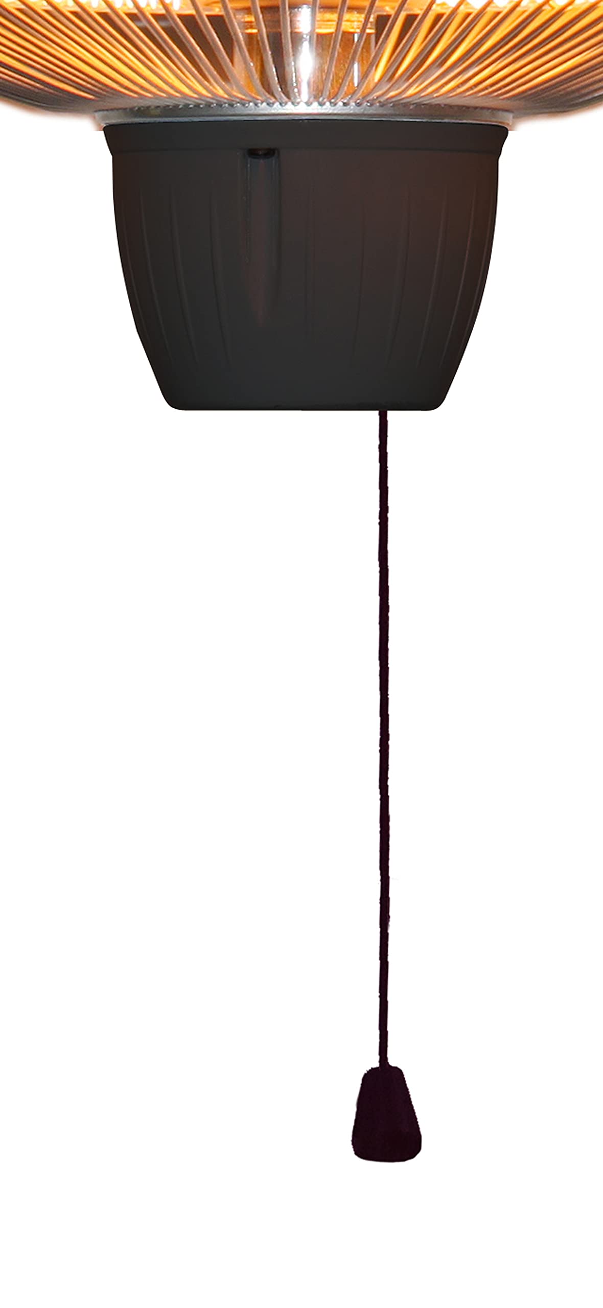 EnerG+ Infrared Electric Outdoor Heater - Hanging, White - Perfect for Patio, Deck, and Backyard Use