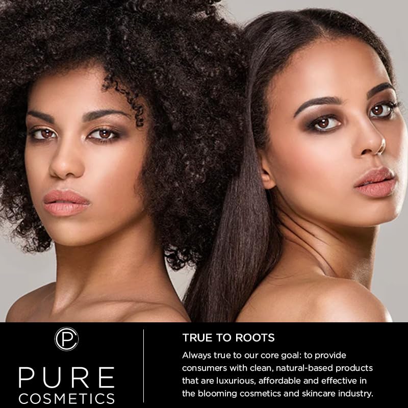Pure Cosmetics Pure Illumination LED Lip Gloss with Mirror Applicator - Non-Sticky Hydrating Lip Gloss for Dry Lips - Moisturizing & Soothing Formula - Caribbean Coral Shade | Perfect for Night Out, Date Night & Everyday Wear
