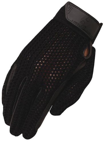Heritage Crochet Riding Gloves for Equestrian - Breathable & Comfortable Horseback Riding Gloves for Women & Men - Perfect for Dressage, Show Jumping & Outdoor Riding Activities