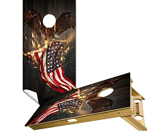 Eagle Holding Flag