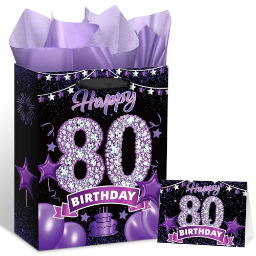 80th Birthday Gift Bag