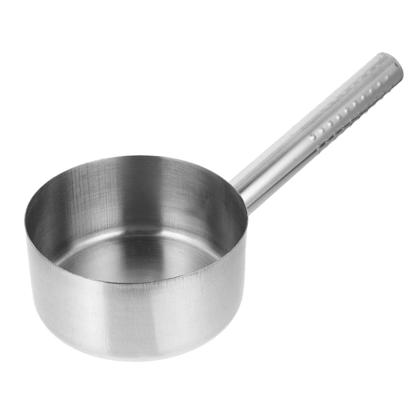 Stainless Steel Long Handle Water Ladle - Kitchen & Bathroom Scoop for Washing Hair, Cooking & Serving - Durable Dipper Spoon for Home & Commercial Use