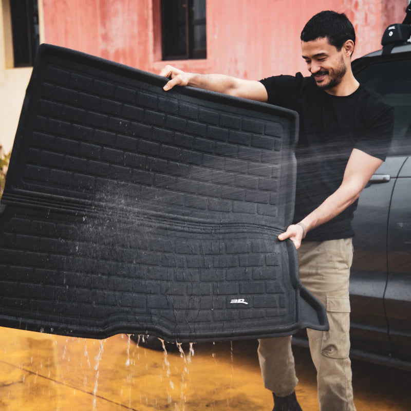 3D MAXpider ACE Cargo Liner for Jeep Wrangler JL Unlimited 2018-2025 | Heavy Duty Black Trunk Mat | Waterproof & Non-Slip Protection | Perfect for Off-Roading, Camping & Pet Owners