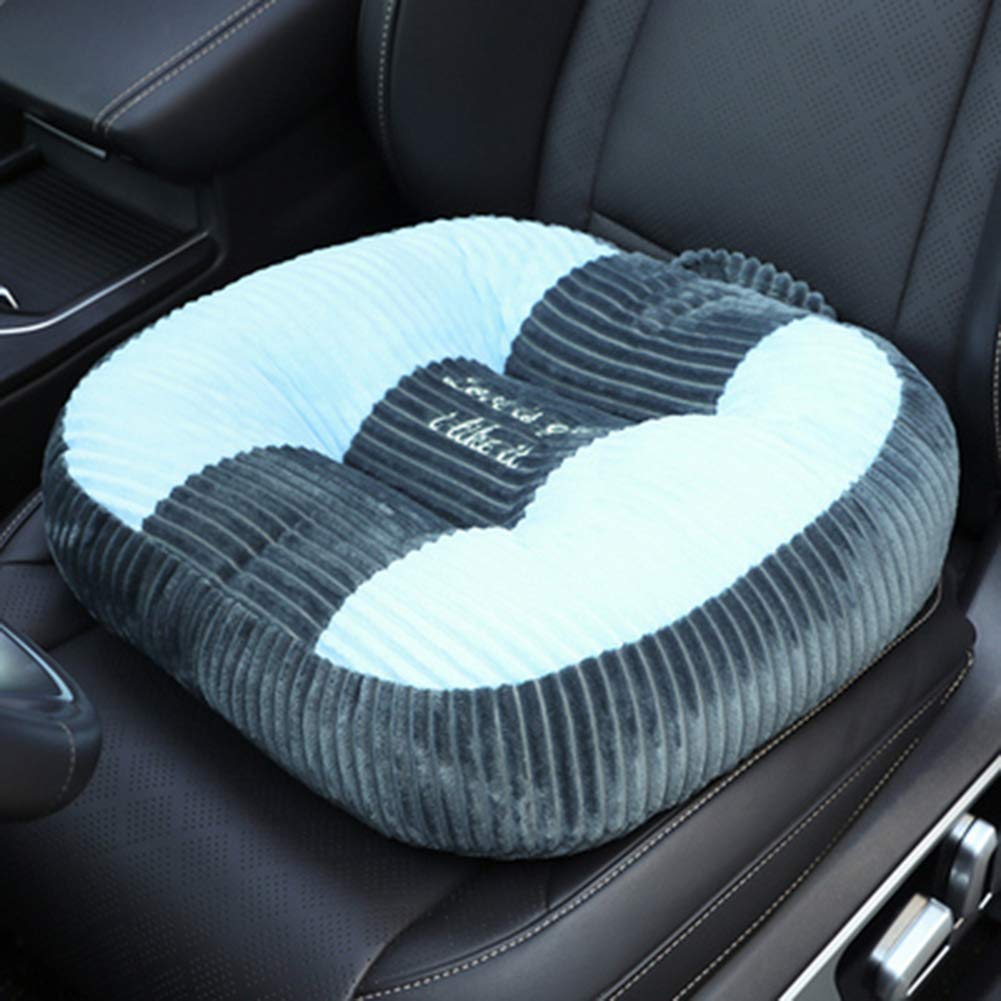 JTYX Car Seat Cushion for Sciatica & Back Pain Relief - Breathable, Thickened Gel Memory Foam Coccyx Support Pillow - Perfect for Long Drives, Office Chairs & Wheelchair Comfort