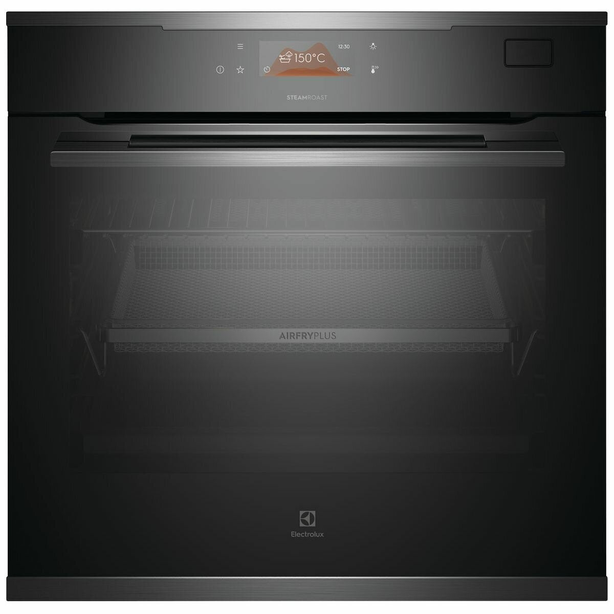 Electrolux 60cm Pyrolytic Self-Cleaning Oven with Steam Function - Stainless Steel EVEP619DSE | Perfect for Baking, Roasting & Steam Cooking in Modern Kitchens