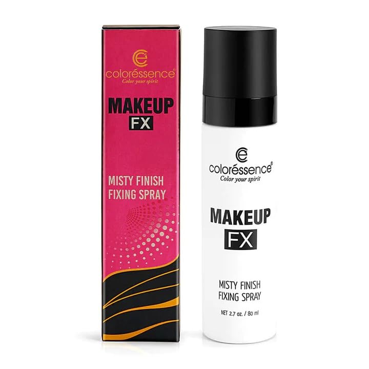 COLORESSENCE FX Misty Finish Makeup Setting Spray - Hydrating, Oil Control & Long Lasting Makeup Fixer with Niacinamide (80ml) | Perfect for Daily Wear, Special Occasions & Hot Weather