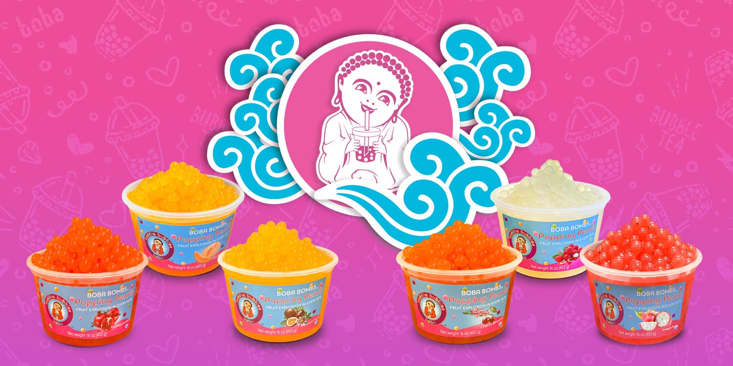 BOBA SCOOP Slotted Spoon Strainer for Bubble Tea - Premium Boba Tea Accessory by Buddha Bubbles - Perfect for Making Bubble Tea, Tapioca Pearls, and Milk Tea at Home