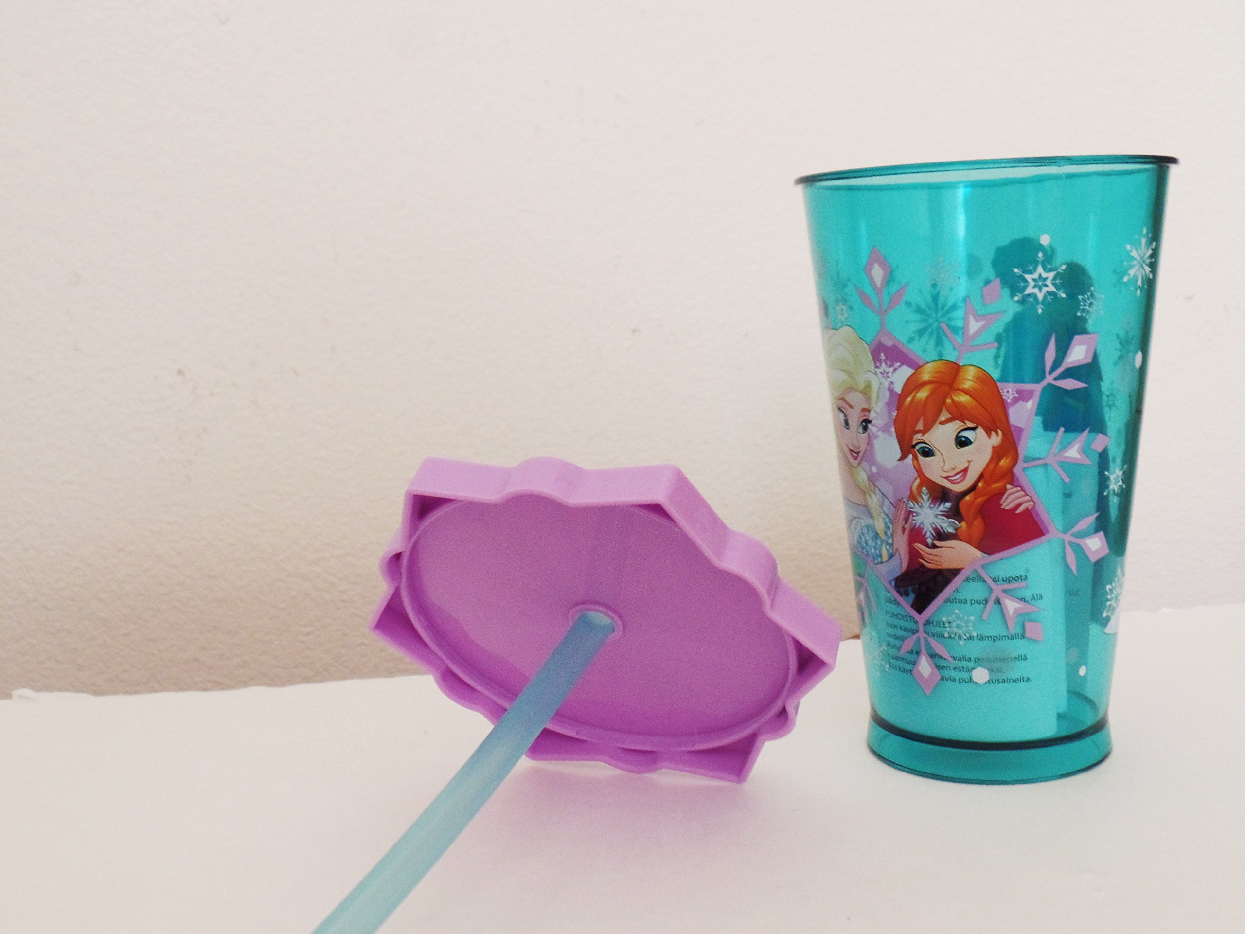 Disney Frozen Anna Elsa Olaf Stainless Steel Tumbler with Lid and Straw - 20oz Insulated Cup for Kids, Hot & Cold Drinks - Perfect for School, Travel, and Birthday Gifts