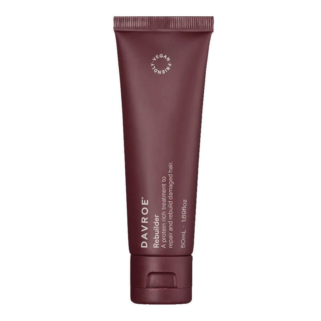 Davroe Rebuilder Protein Treatment 50ml - Hair Repair Mask for Damaged & Dry Hair - Deep Conditioning Treatment for Split Ends & Breakage - Perfect for Salon-Quality Hair Care at Home