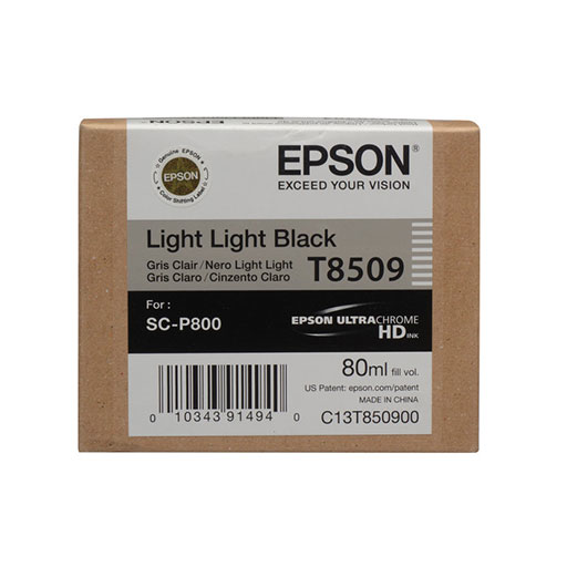 Epson SureColor P800 Light Black Ink Cartridge 80ml (T850900) - Premium Photo Printing for Professional Photographers & Artists