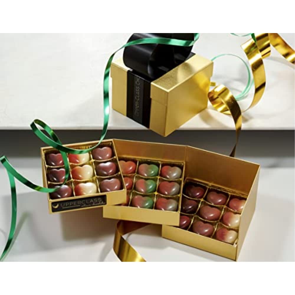 Premium 3-Tier Milk Chocolate Gift Box - Gourmet Assortment for Purim, Holidays, Birthdays & Thank You Gifts - Perfect for Men, Women, Friends & Family - Elegant Chocolate Gift Idea for Celebrations & Special Occasions