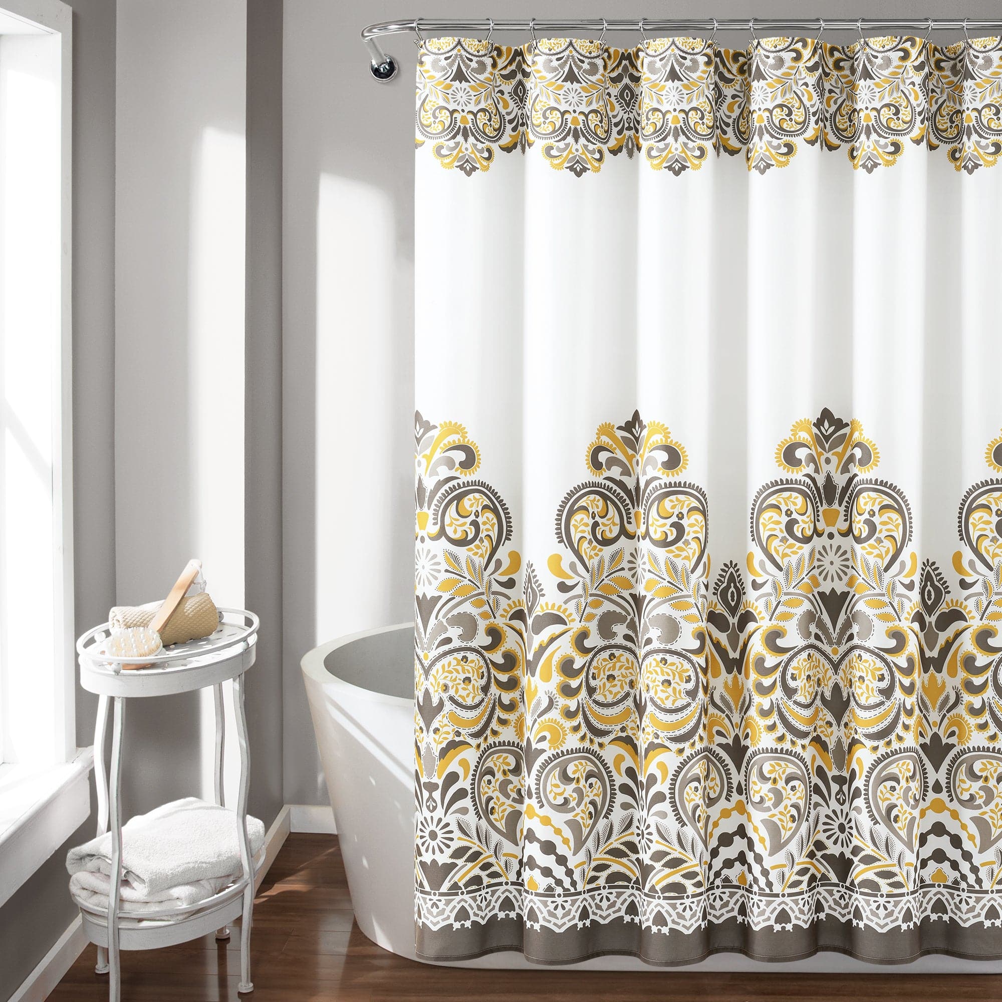 Clara Waterproof Shower Curtain - Elegant Bathroom Decor for Modern Homes | Perfect for Bathrooms, Showers & Spa Retreats