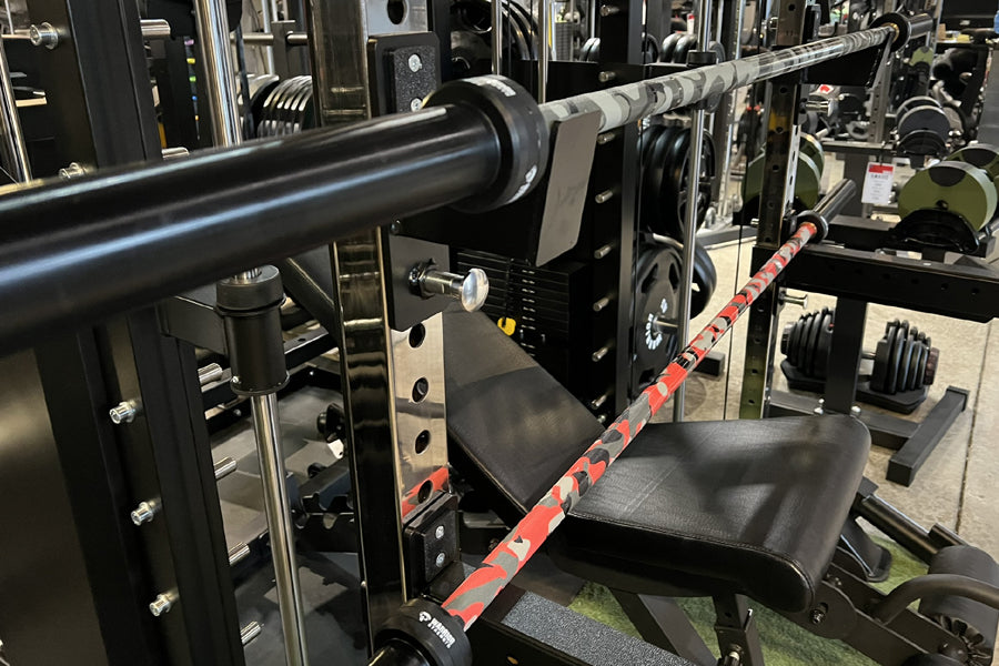 Warrior 6 Bearing Cerakote Camo Barbell - High Performance Weightlifting Bar for CrossFit, Powerlifting & Home Gym Workouts
