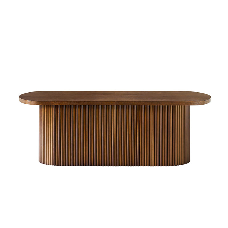 Modern Oval Coffee Table with Hidden Storage - Perfect for Living Room, Lounge & Small Spaces