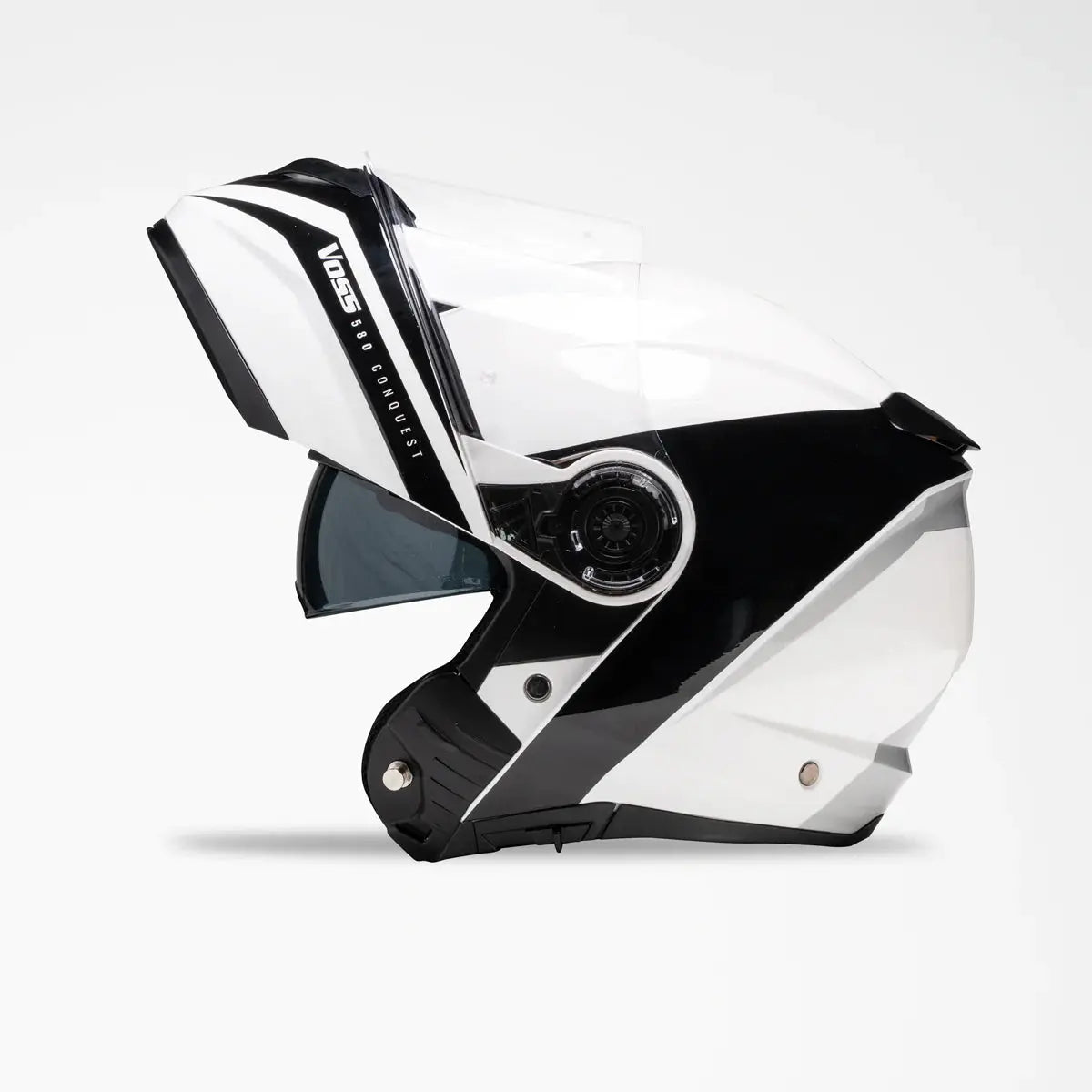VOSS 580 Conquest Modular Motorcycle Helmet - DOT Approved, Lightweight & Comfortable for Touring, Cruising & Long Rides