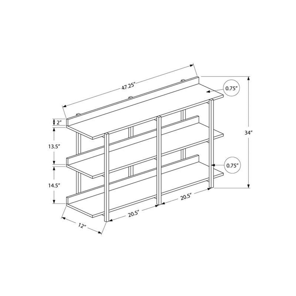 Monarch Specialties 2218 Modern Accent Console Table - 47.25