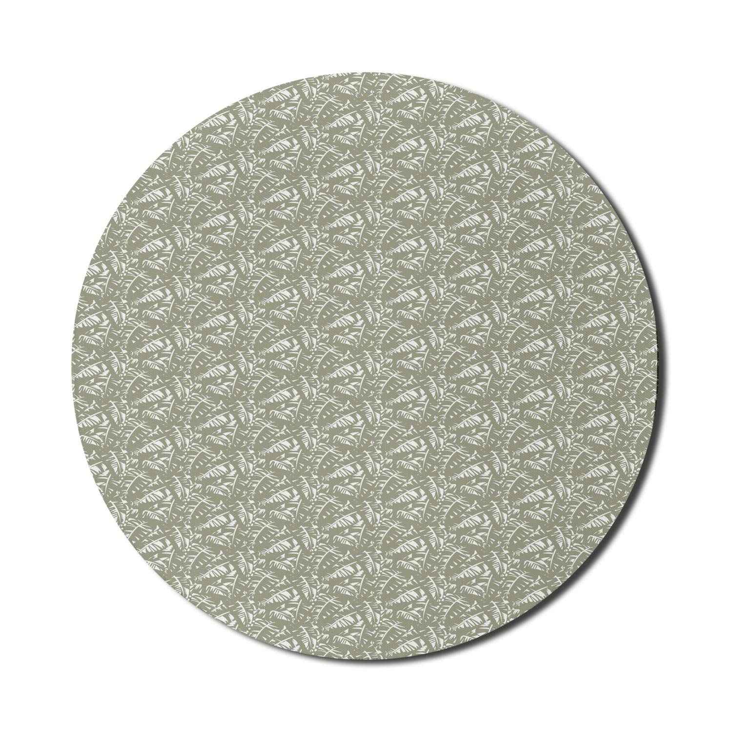 Ambesonne Vintage Tropical Banana Leaf Mouse Pad - 8