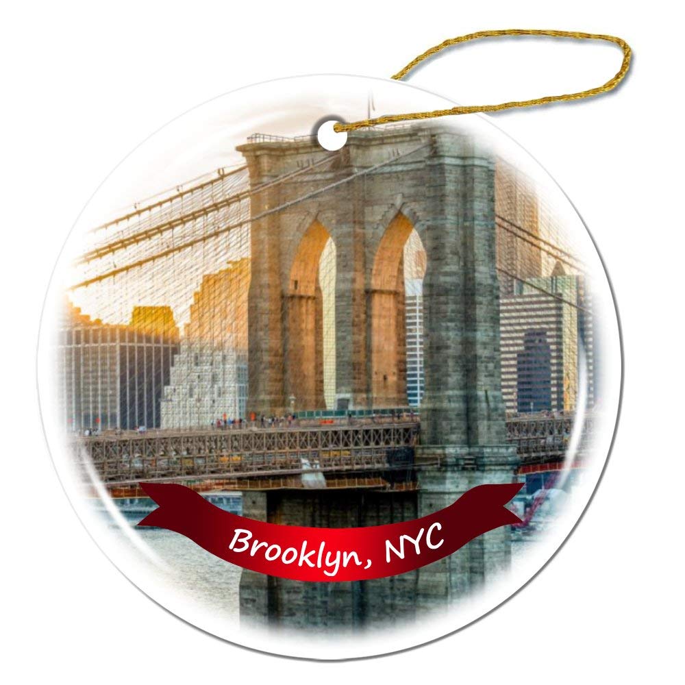 Brooklyn Bridge Christmas Ornament - 3