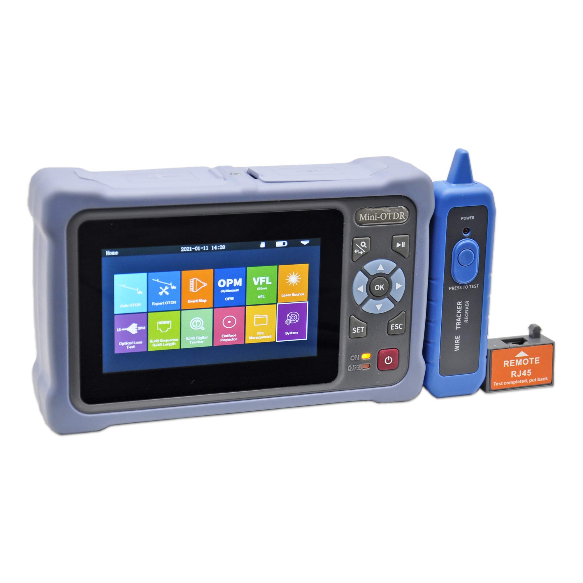 Professional OTDR Tester 1310/1550nm 26/24dB 100km with 4.3