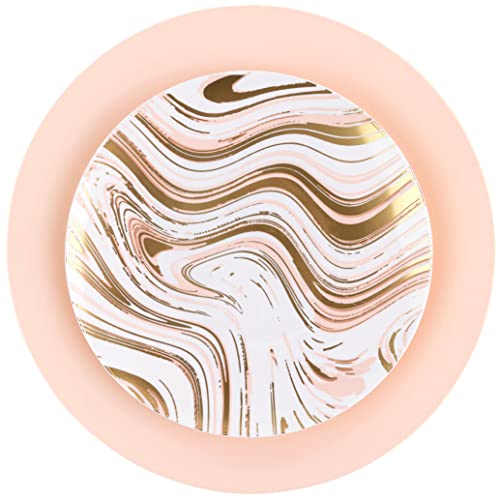 Curve White & Gold - Pink