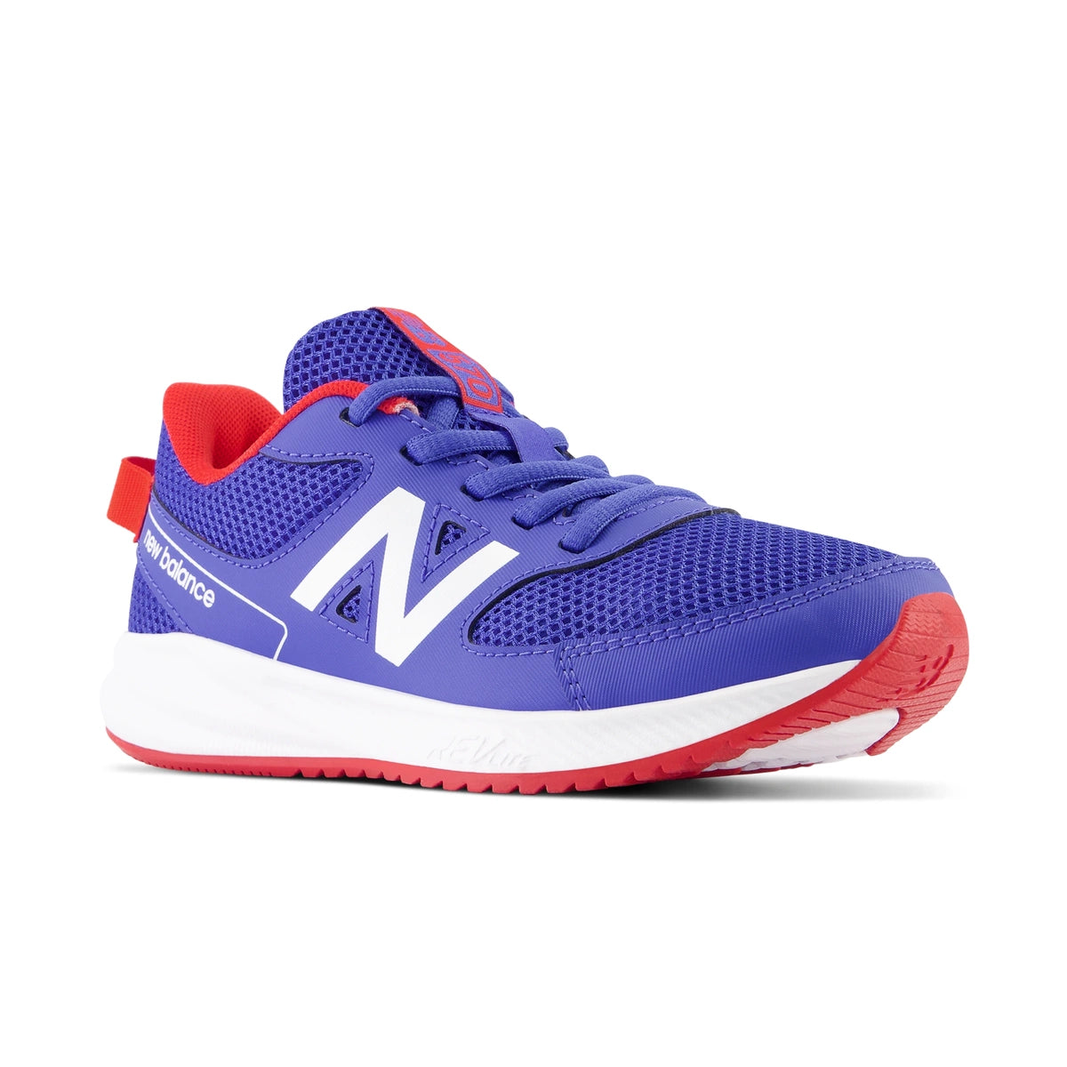 New Balance Junior 570 Running Shoes for Kids - Lightweight & Comfortable Blue Sneakers for School, Sports, and Everyday Wear