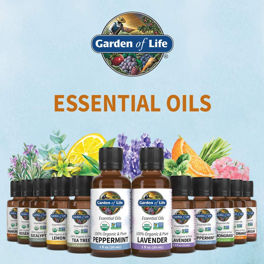 Organic Frankincense Essential Oil 0.5 fl oz (15ml) - USDA Certified, Pure & Undiluted for Diffusers, Aromatherapy, Meditation & Skincare - Promotes Relaxation, Stress Relief & Emotional Balance - Perfect for Yoga, Massage & Home Spa Treatments