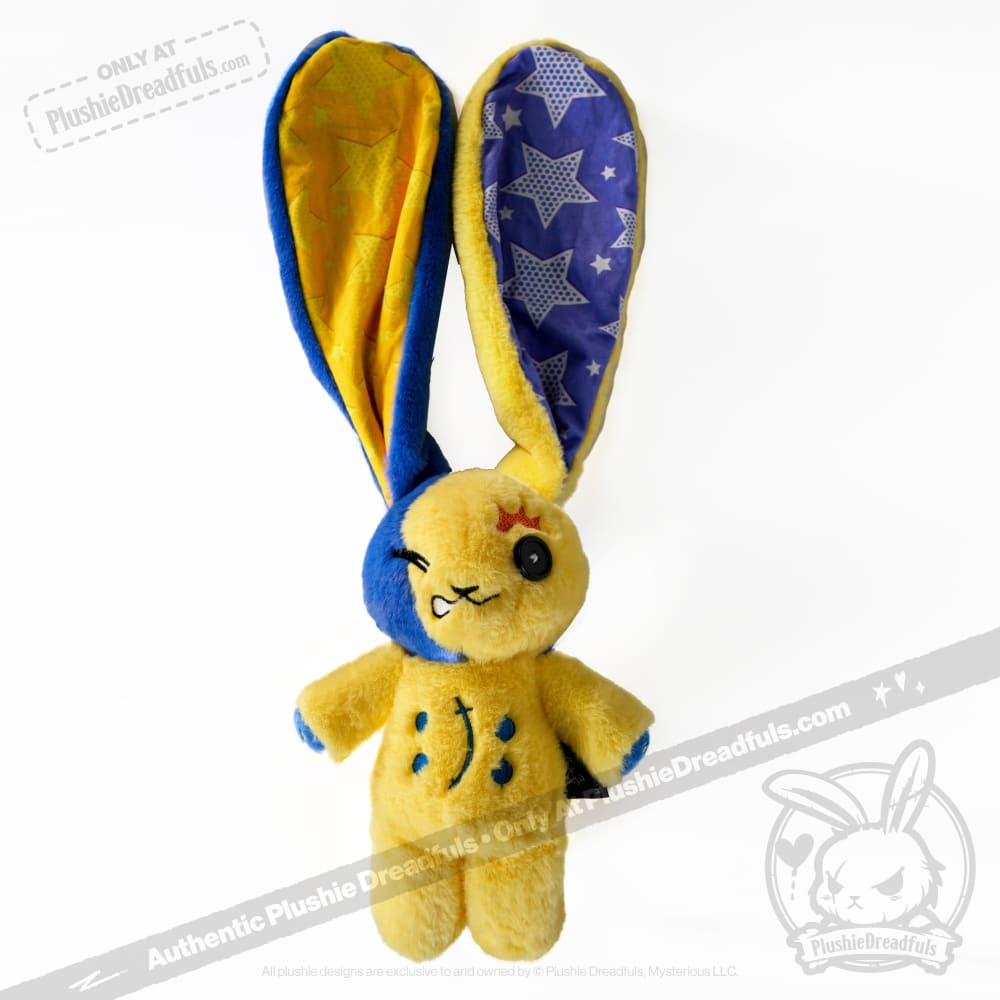 Plushie Dreadfuls Bipolar II Bunny - Soft Stuffed Animal Toy for Mental Health Awareness, Comfort & Support | Perfect Gift for Therapy, Anxiety Relief & Emotional Support