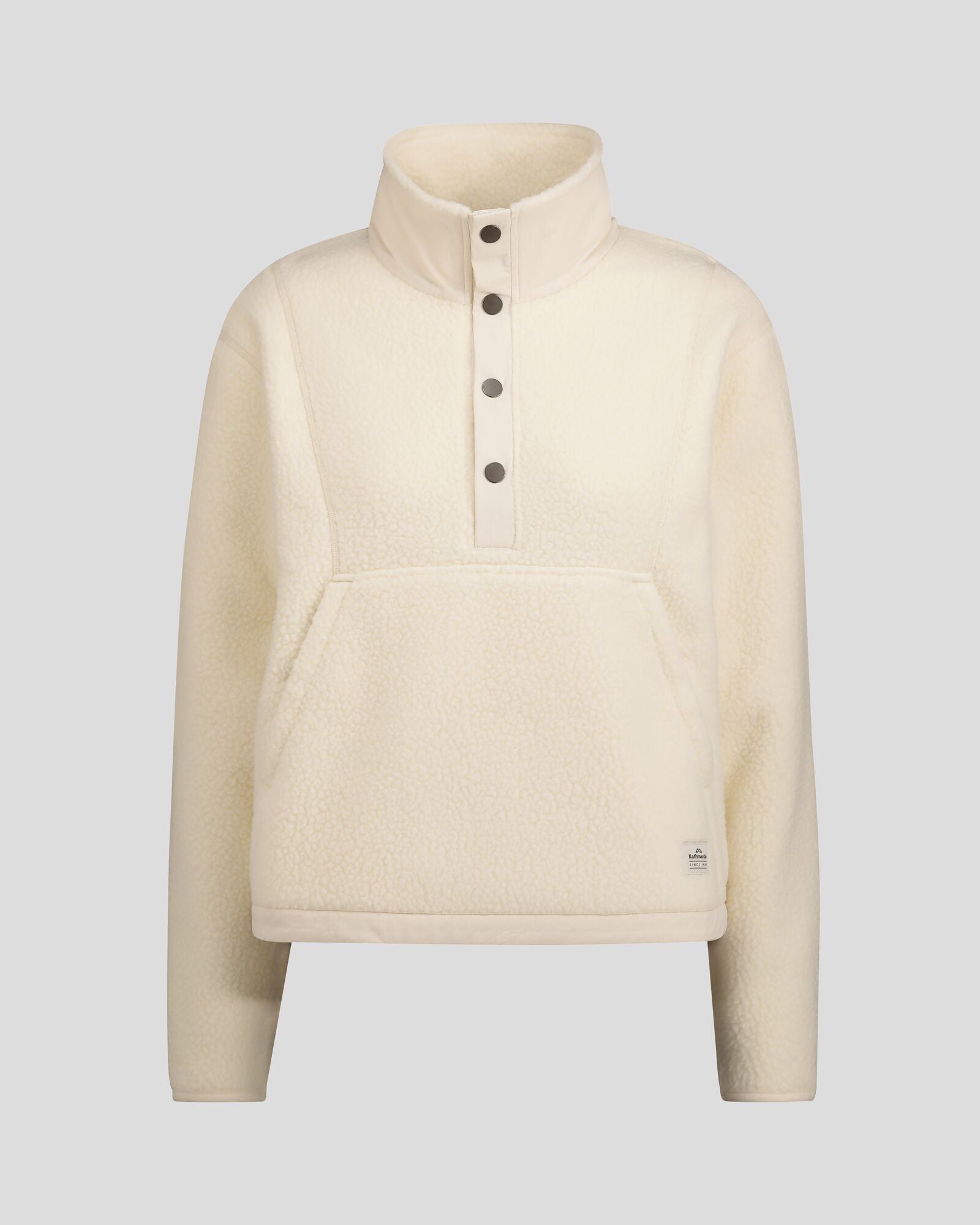 Co Z Women's High Pile Fleece Pullover Sweatshirt - Soft & Warm Natural Color - Perfect for Winter, Casual Outfits & Lounge Wear